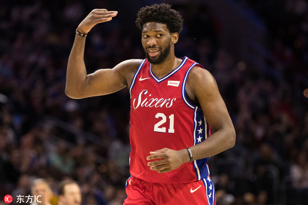 广州队碾压广东队,恩比德统治全场 广州队碾压广东队,恩比德统治全场